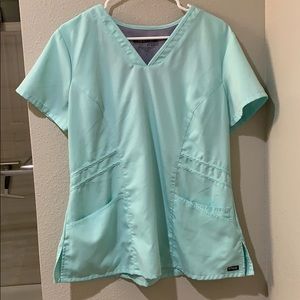 Grey’s Anatomy teal scrub top